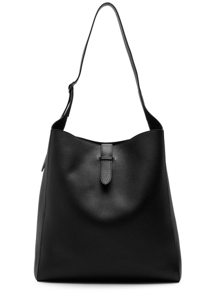 The Row Blake Grained Leather Tote - Black Cover