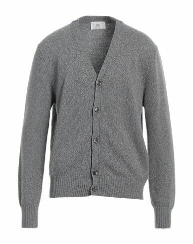 Ami Alexandre Mattiussi Man Cardigan Grey Cashmere, Wool Cover