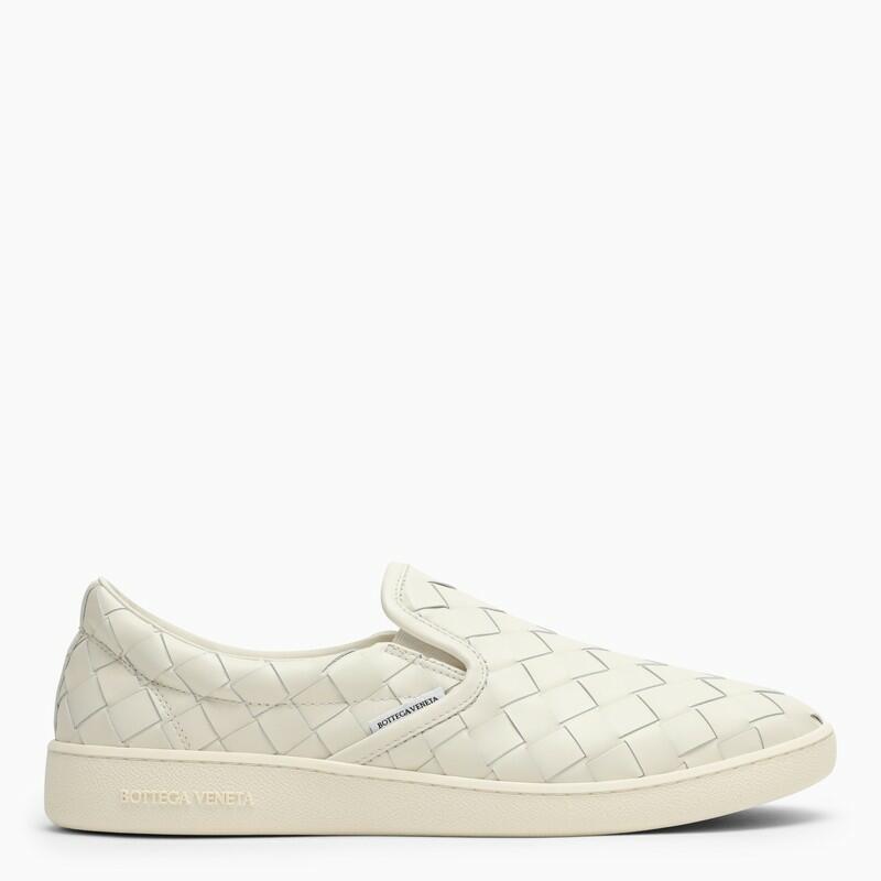 Bottega Veneta Sawyer white slip-on sneaker in Intrecciato Cover