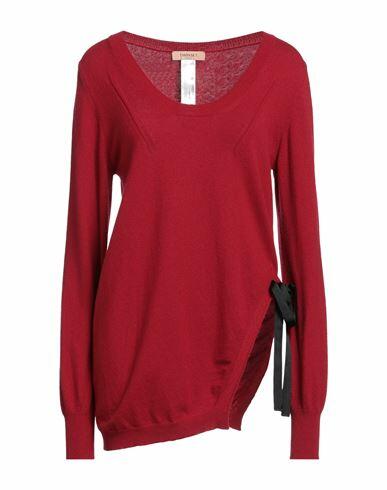 Twinset Woman Sweater Burgundy Polyamide, Viscose, Wool, Cashmere Cover