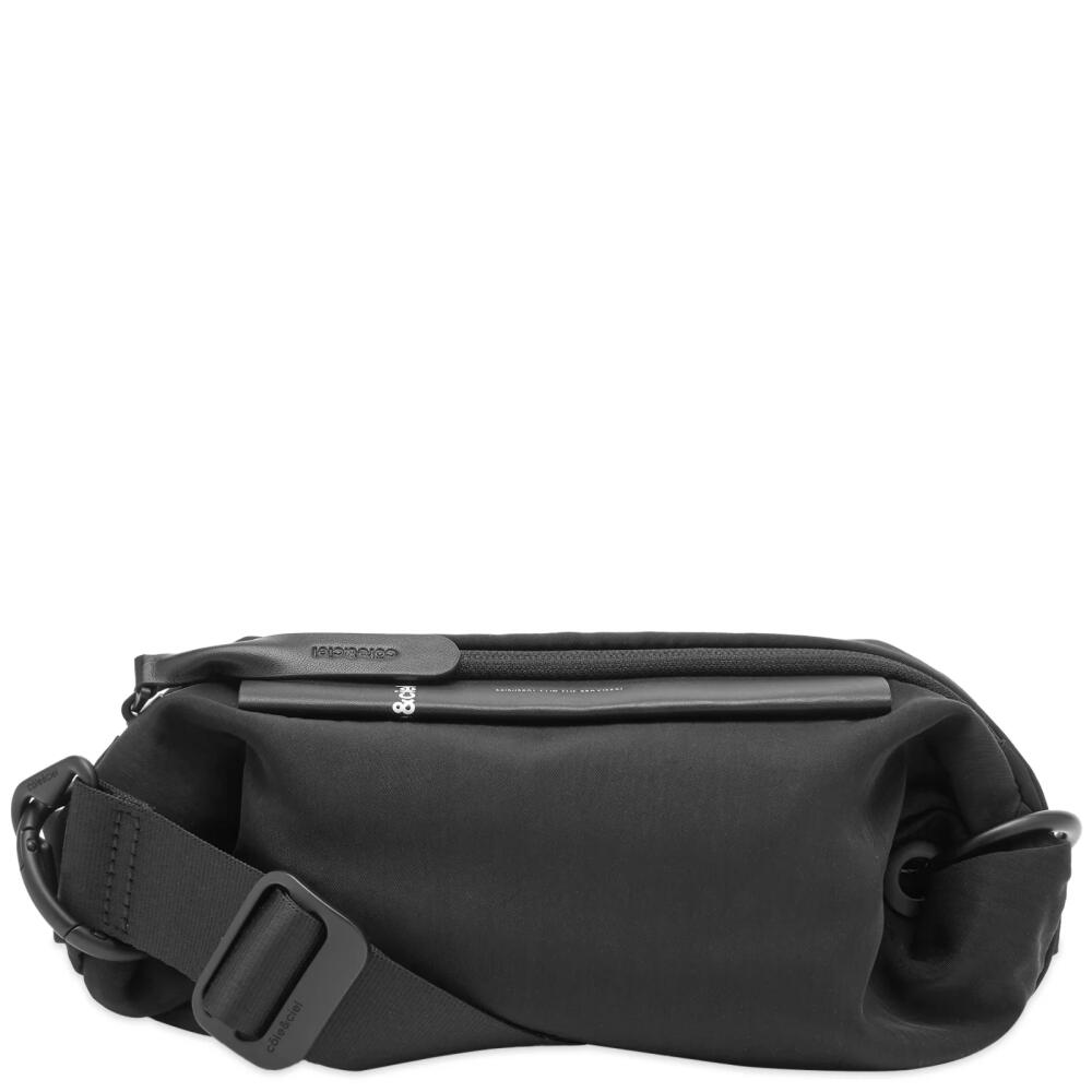 Cote&Ciel Nestos Smooth Cross Body Bag in Black Cover