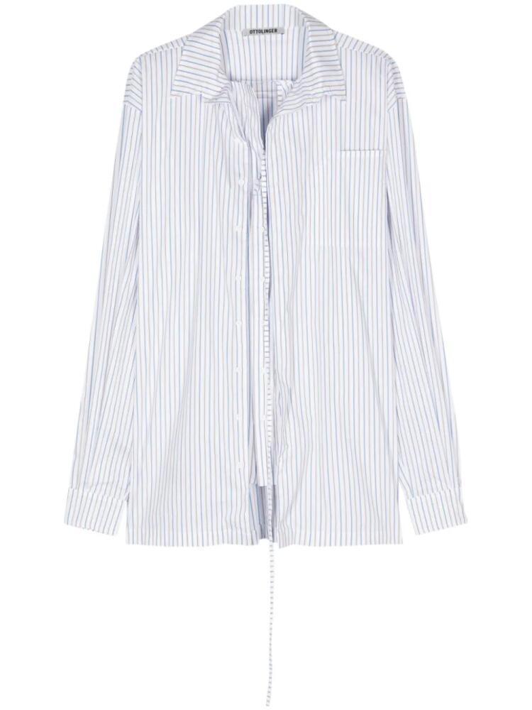 Ottolinger textured striped shirt - White Cover