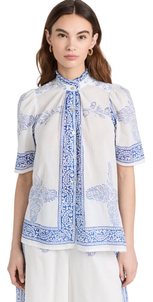 Alix of Bohemia Winnie Criss Cross Shirt Lapis Cover