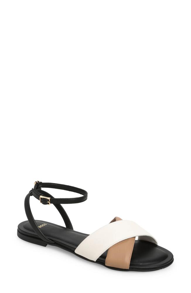 BOSS Millie Ankle Strap Sandal in Black Cover