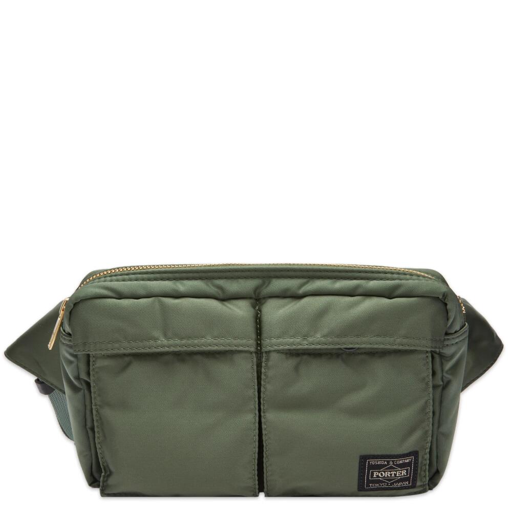 Porter-Yoshida & Co. Tanker Waist Bag in Sage Cover