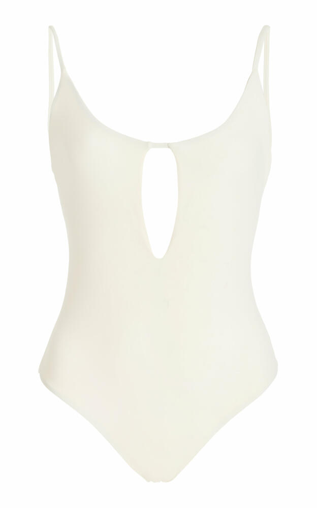 Anemos - Keyhole One-Piece Swimsuit - White Cover