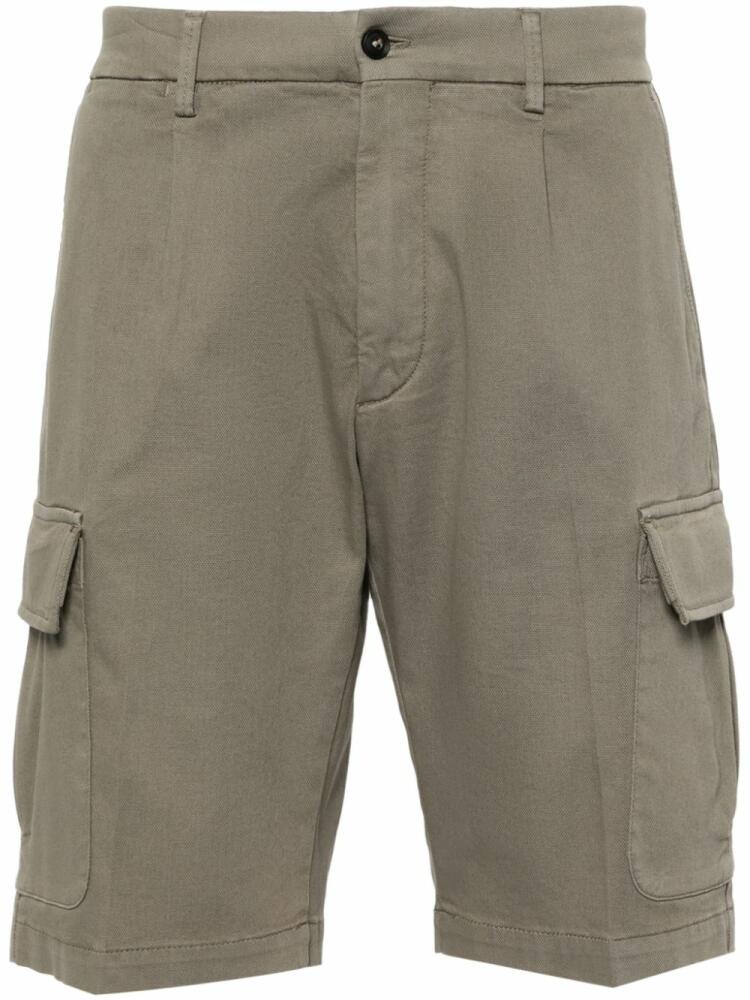 Corneliani mid-length cargo shorts - Green Cover