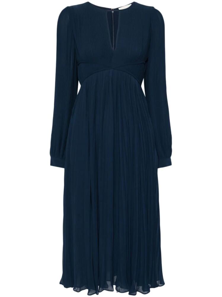 Michael Kors pleated midi dress - Blue Cover