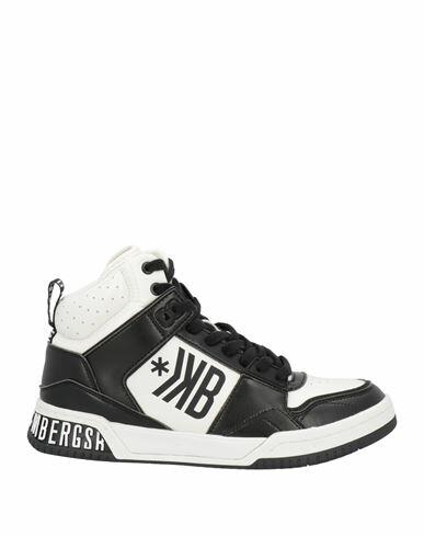 Bikkembergs Man Sneakers White Leather Cover