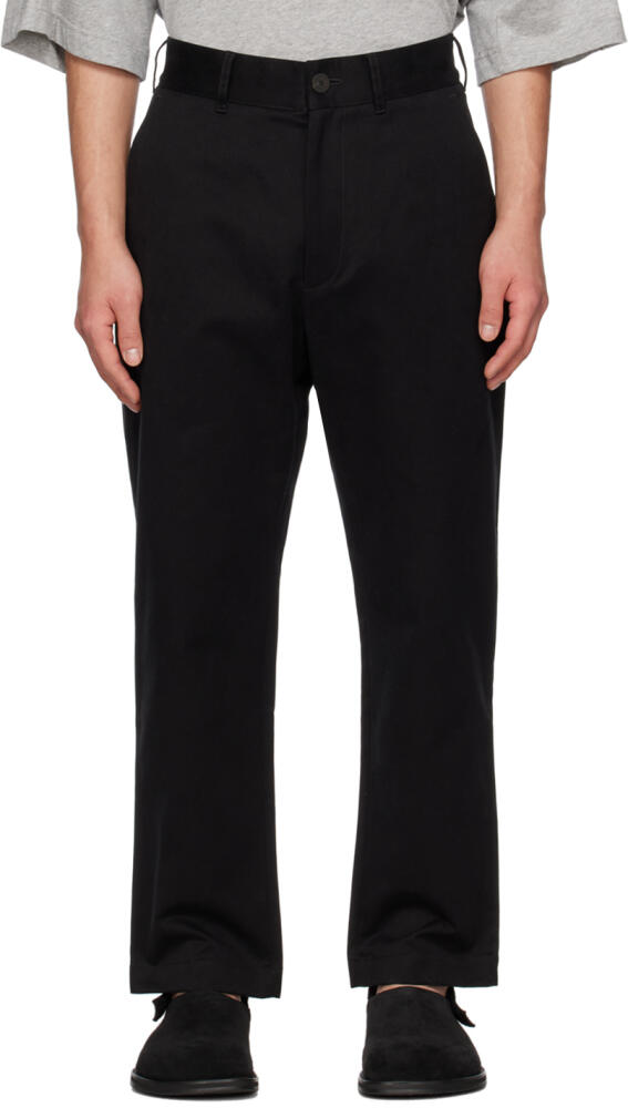 Studio Nicholson Black Bill Trousers Cover