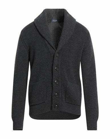 Drumohr Man Cardigan Lead Merino Wool Cover