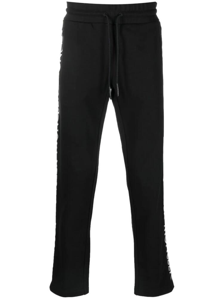 Moncler logo-print drawstring track pants - Black Cover