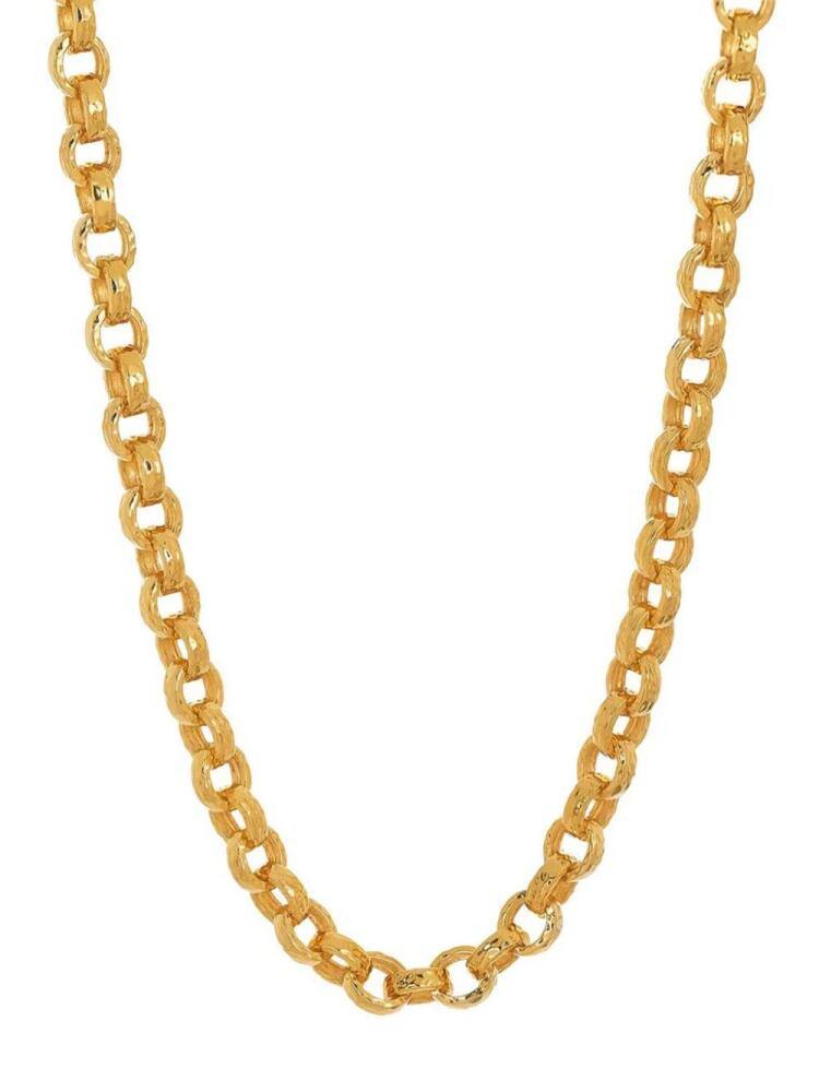 BUDDHA MAMA 20kt yellow gold curb-chain necklace Cover