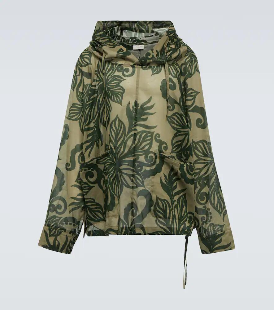 Dries Van Noten Calva printed cotton hoodie Cover