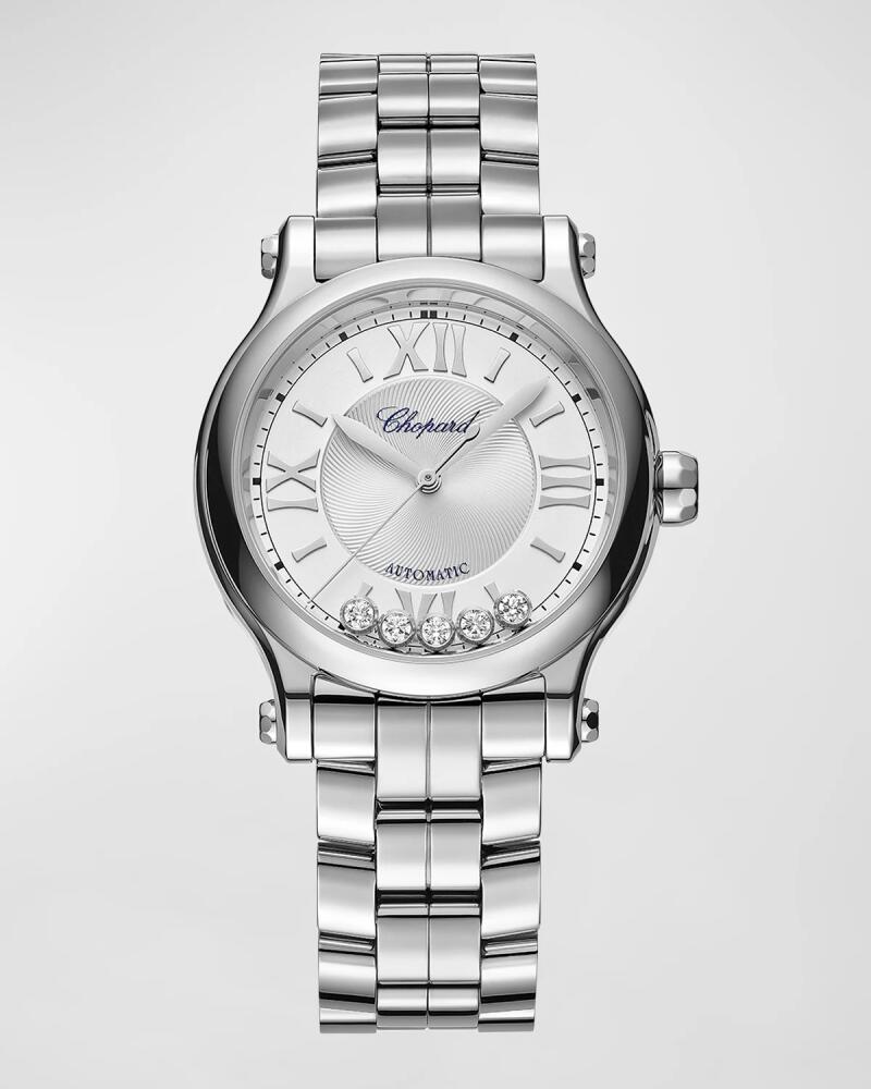 Chopard Happy Sport 33mm Stainless Steel 5-Diamond Watch Cover