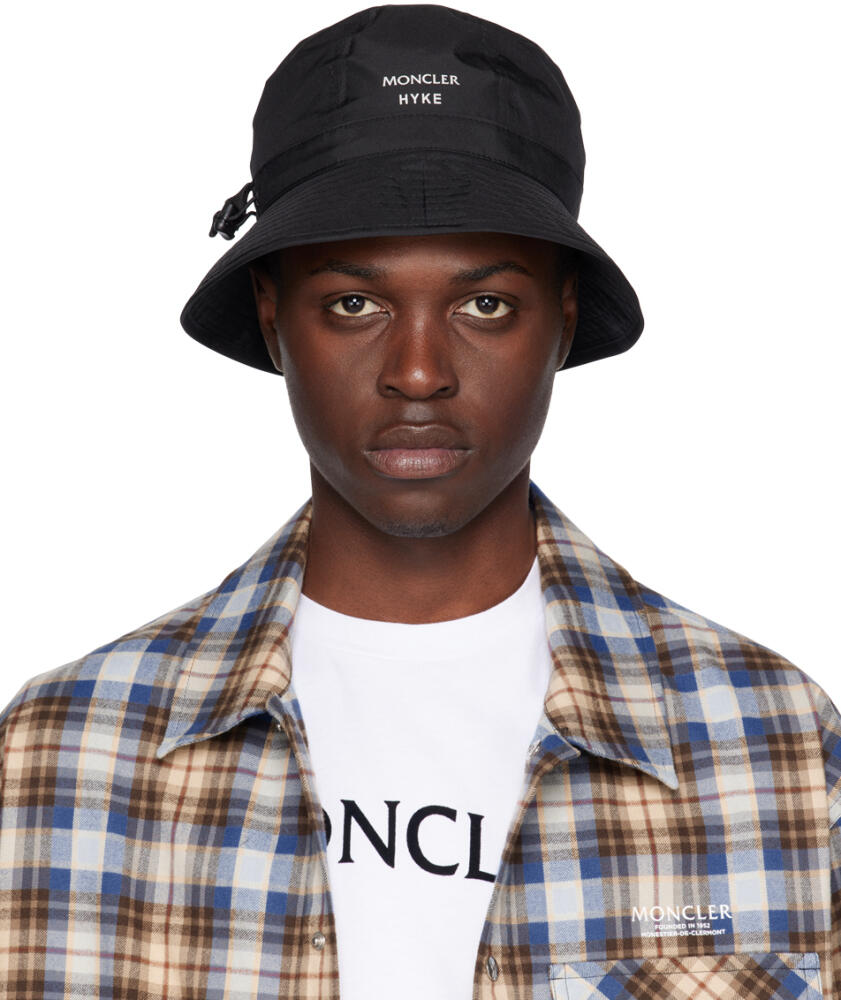 Moncler Genius 4 Moncler HYKE Black Bucket Hat Cover