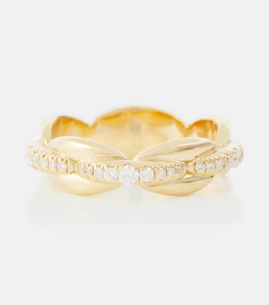 Melissa Kaye Ada 18kt gold ring with diamonds Cover