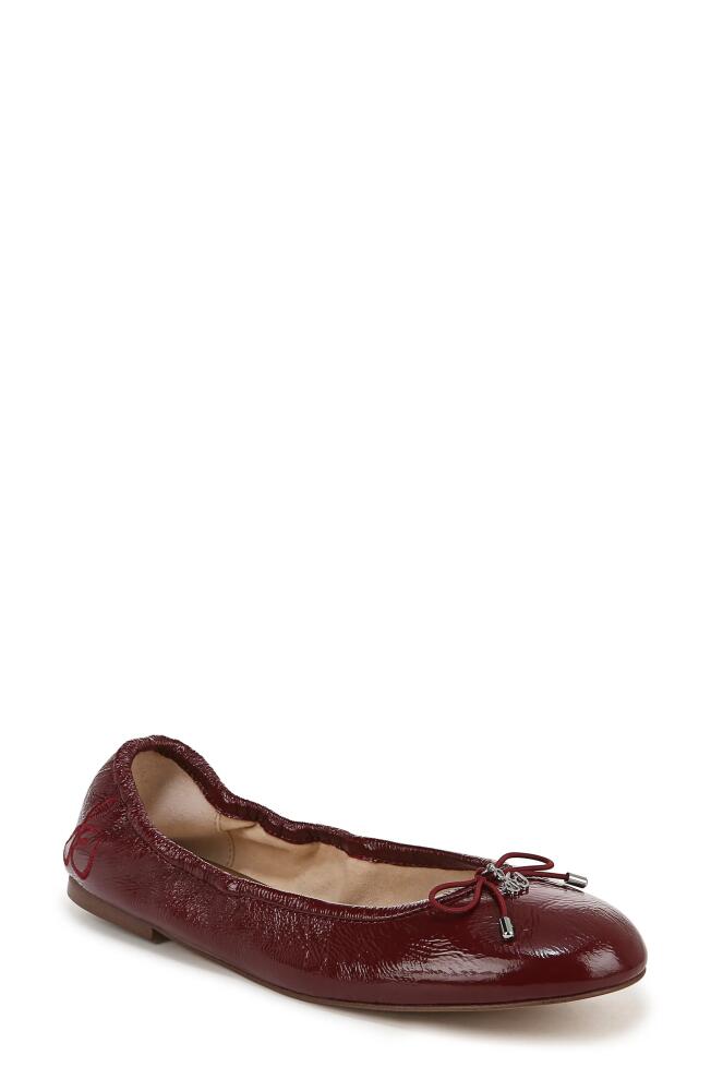 Sam Edelman Felicia Ballet Flat in Cabernet Red Cover