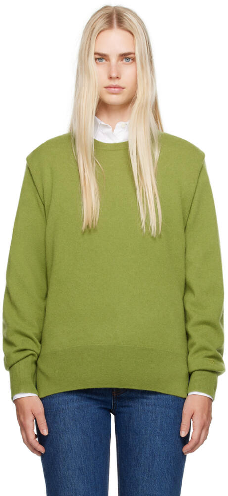 TOTEME Green Crewneck Sweater Cover