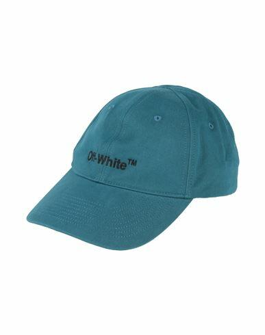 Off-white Man Hat Deep jade Cotton Cover