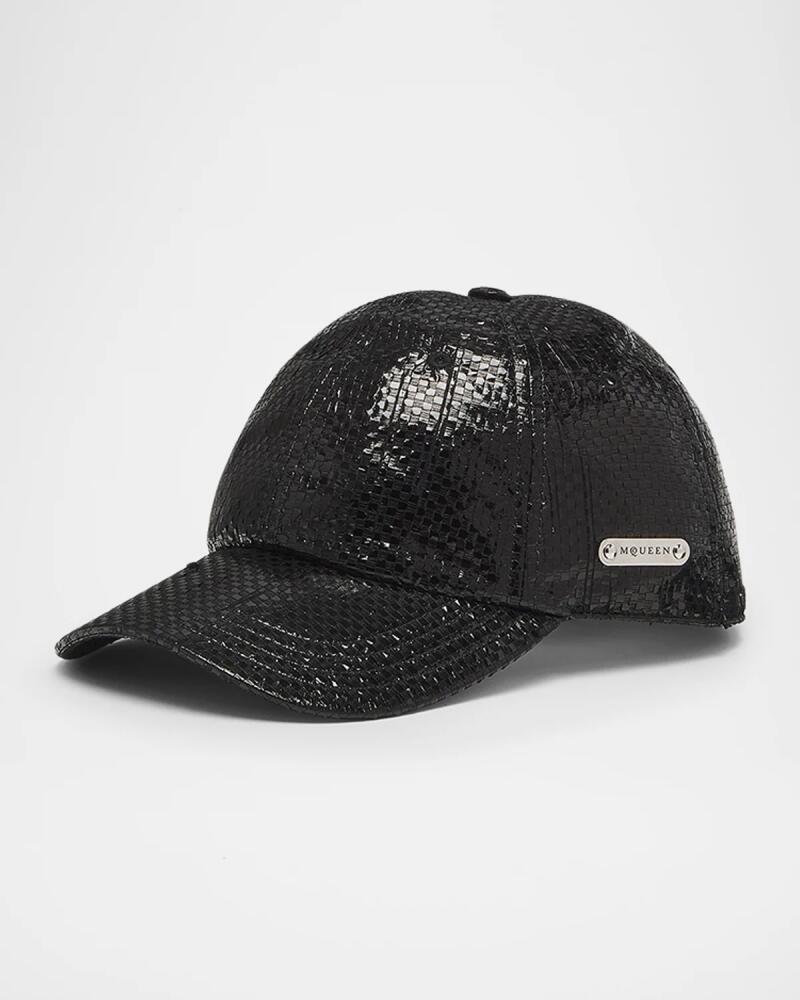 Alexander McQueen Men's Tarpaulin Baseball Cap Cover