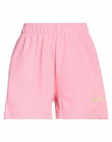 Livincool Woman Shorts & Bermuda Shorts Pink Cotton Cover