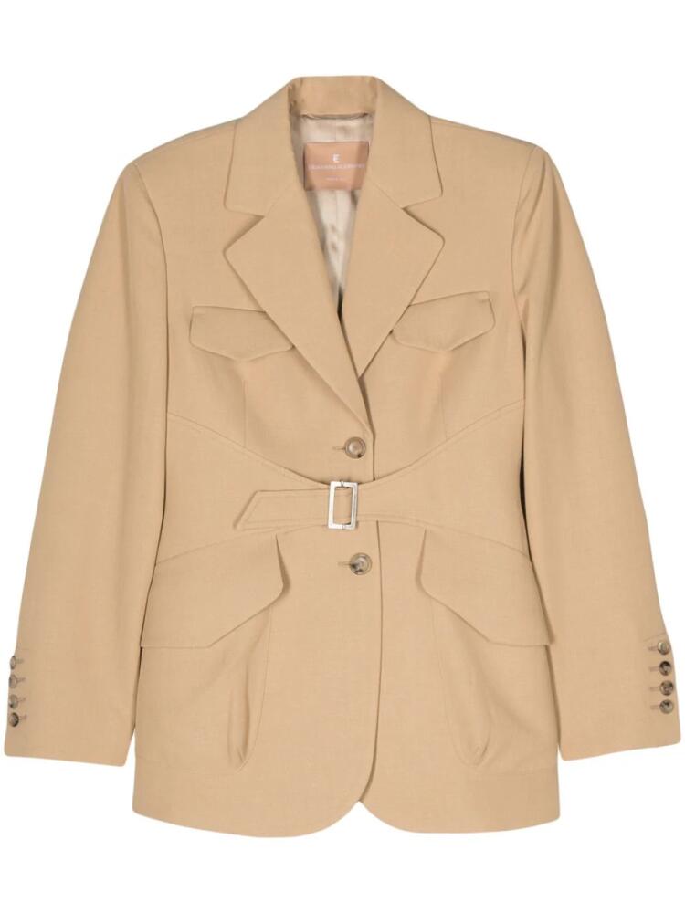 Ermanno Scervino Sahariana belted blazer - Neutrals Cover