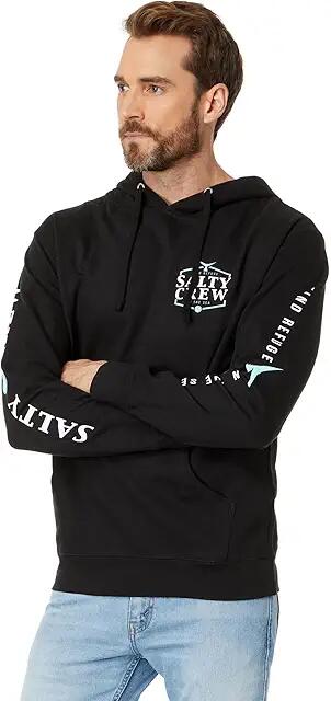 Salty Crew Skipjack Pullover Fleece Hoodie (Black) Men's Clothing Cover