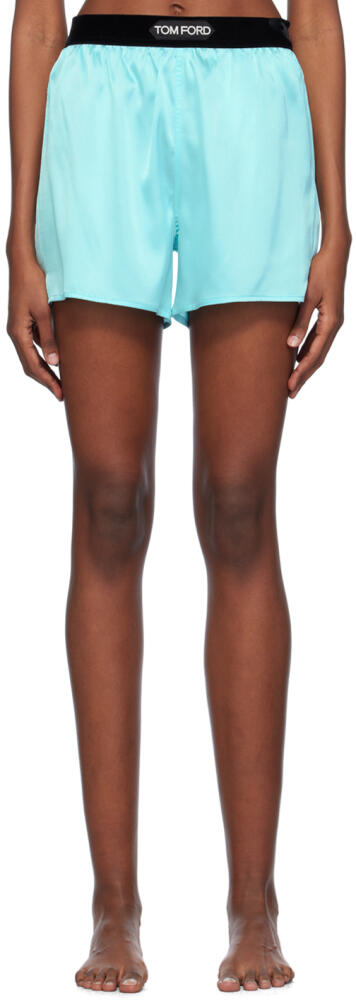 TOM FORD Blue Patch Shorts Cover