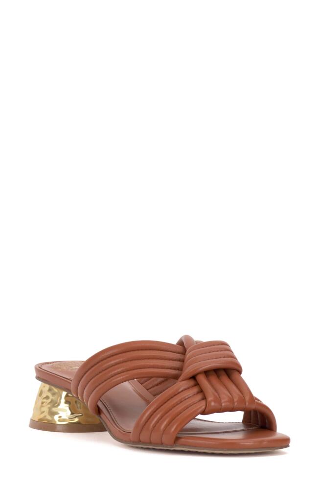 Vince Camuto Lomala Strappy Sandal in Warm Caramel Cover