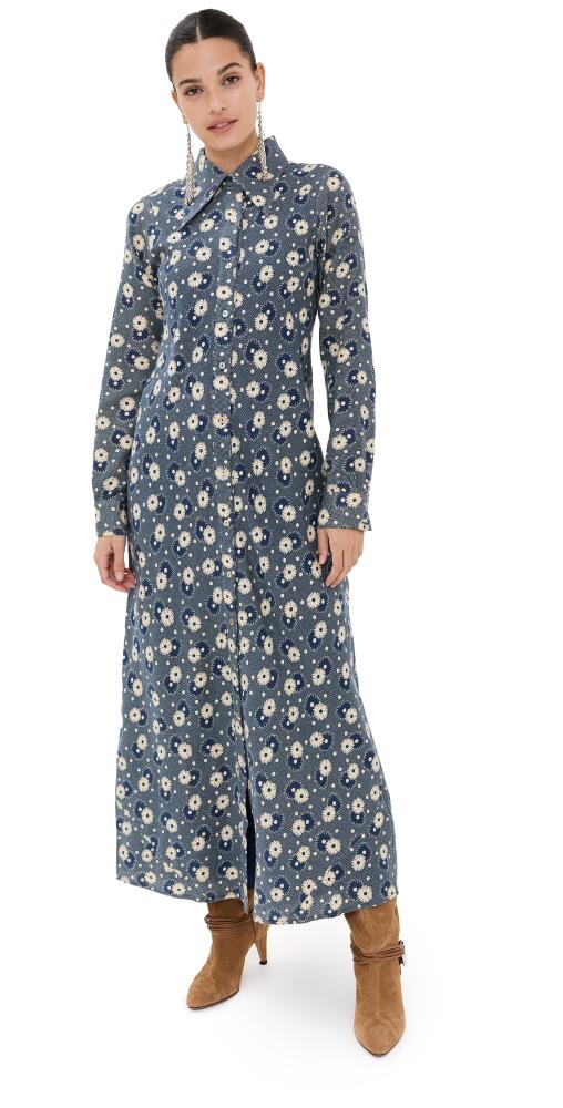 Alix of Bohemia Lotte Navy Daisy Dress Navy Cover