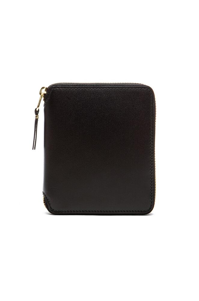 COMME des GARCONS Zip Fold Wallet in Black Cover