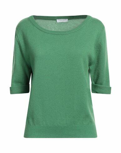 Majestic Filatures Woman Sweater Green Cashmere Cover