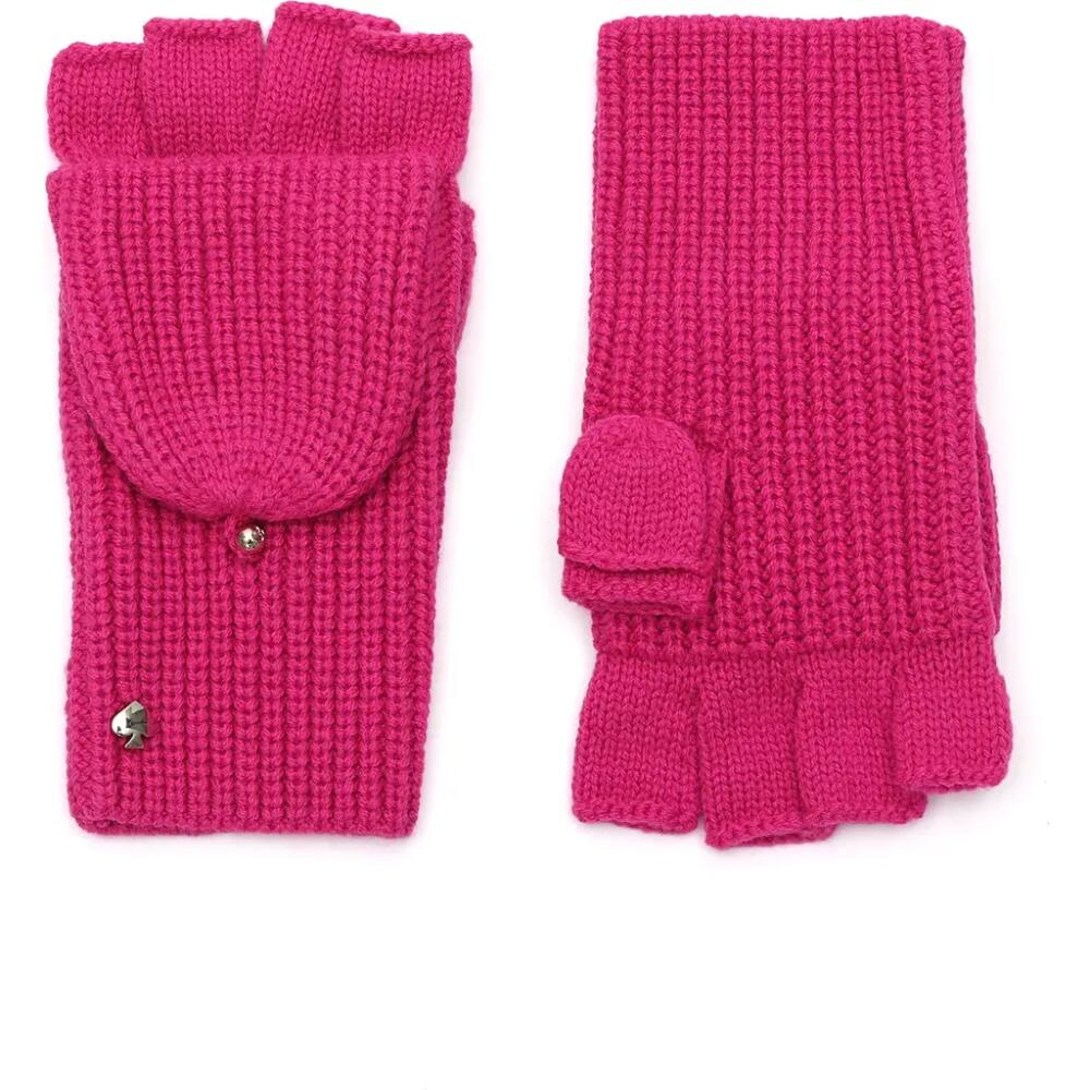 Kate Spade New York spade pop top convertible gloves in Marker Pink Cover