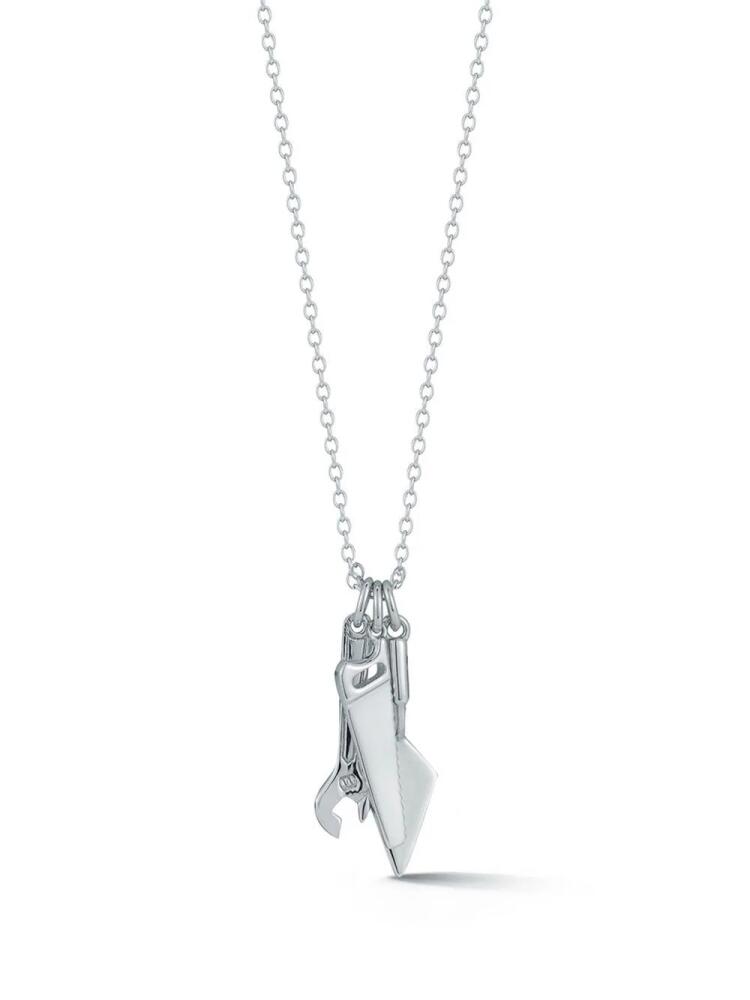 Mateo tool charm necklace - Silver Cover