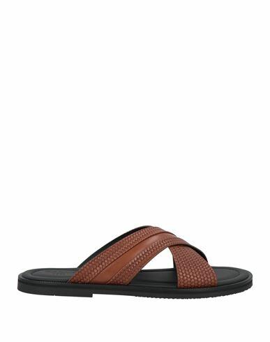 Bally Man Sandals Brown Calfskin Cover