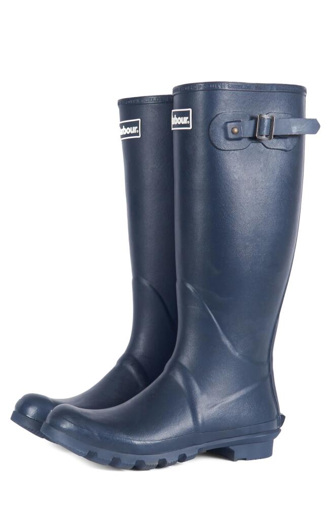 Barbour Bede Rain Boot in Navy Cover