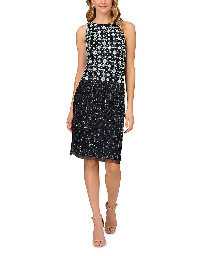 Aidan Maddox Beaded Sheath Dress Cover