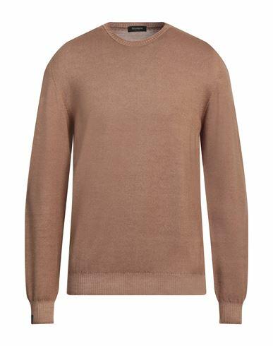 Arovescio Man Sweater Tan Merino Wool Cover