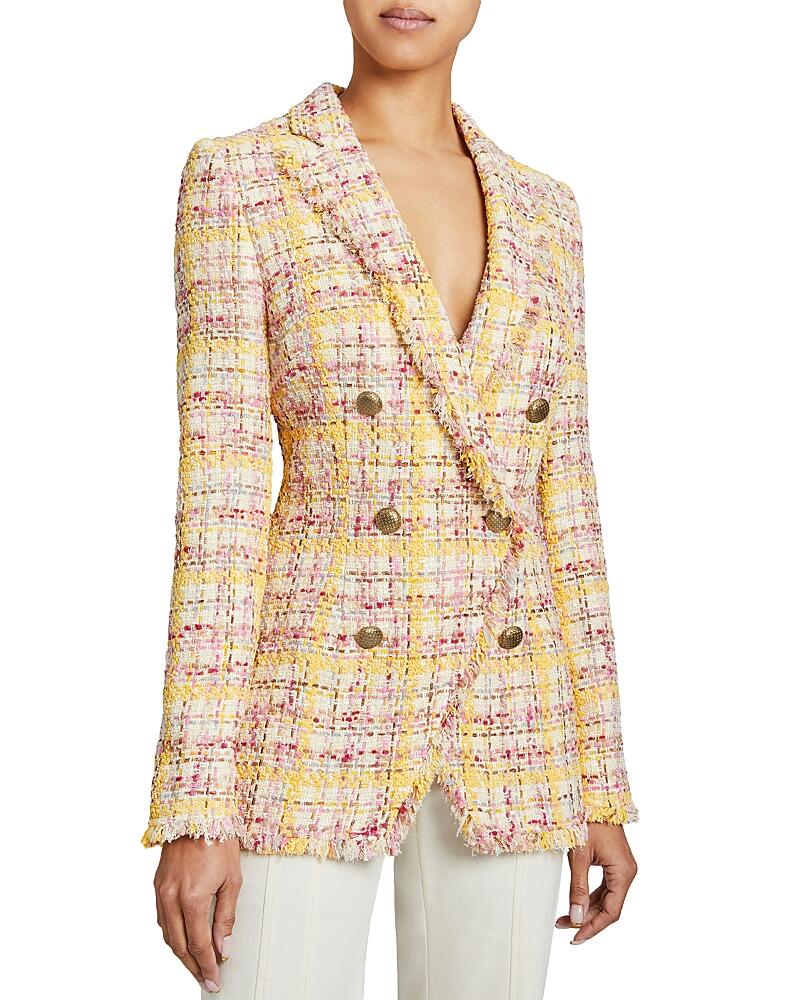 Santorelli Double Breasted Tweed Jacket Cover