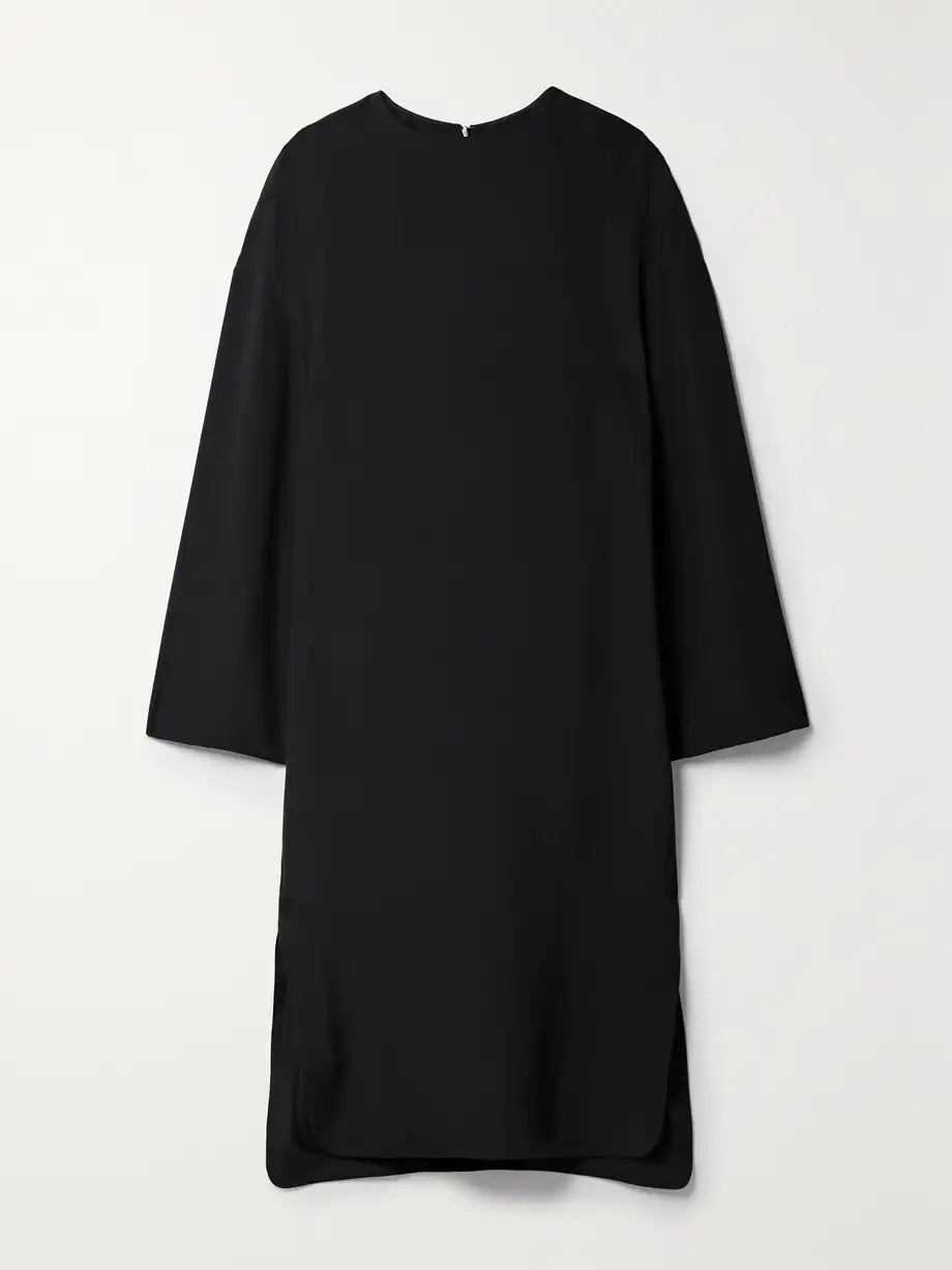 FFORME - Sadie Silk-crepe Midi Dress - Black Cover