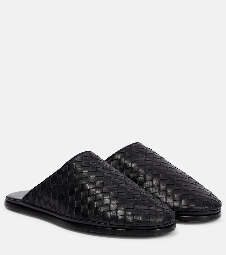 Bottega Veneta Intrecciato leather slippers Cover