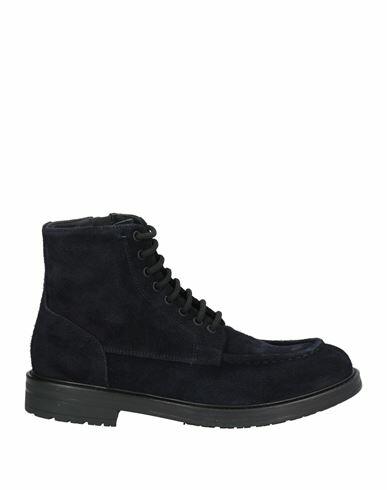 Giovanni Conti Man Ankle boots Midnight blue Leather Cover