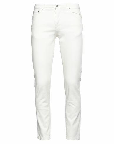 Daniele Alessandrini Homme Man Pants Ivory Cotton, Elastane Cover