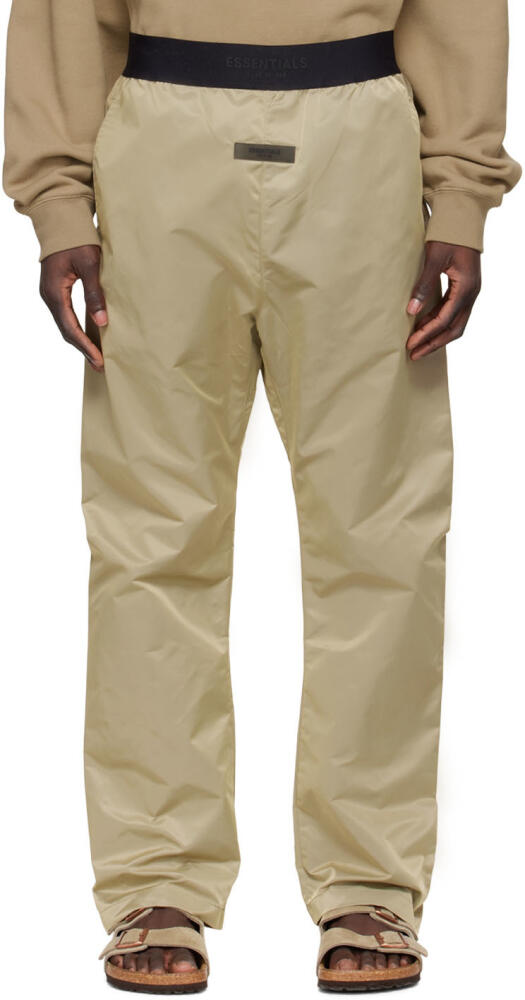 Fear of God ESSENTIALS Tan Nylon Lounge Pants Cover