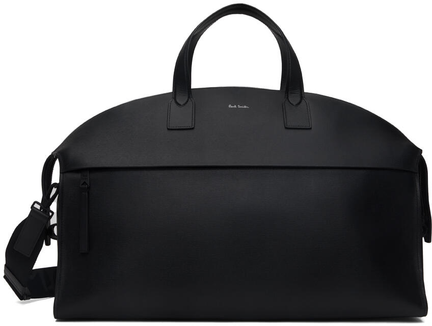 Paul Smith Black Grained Leather Holdall Duffle Bag Cover