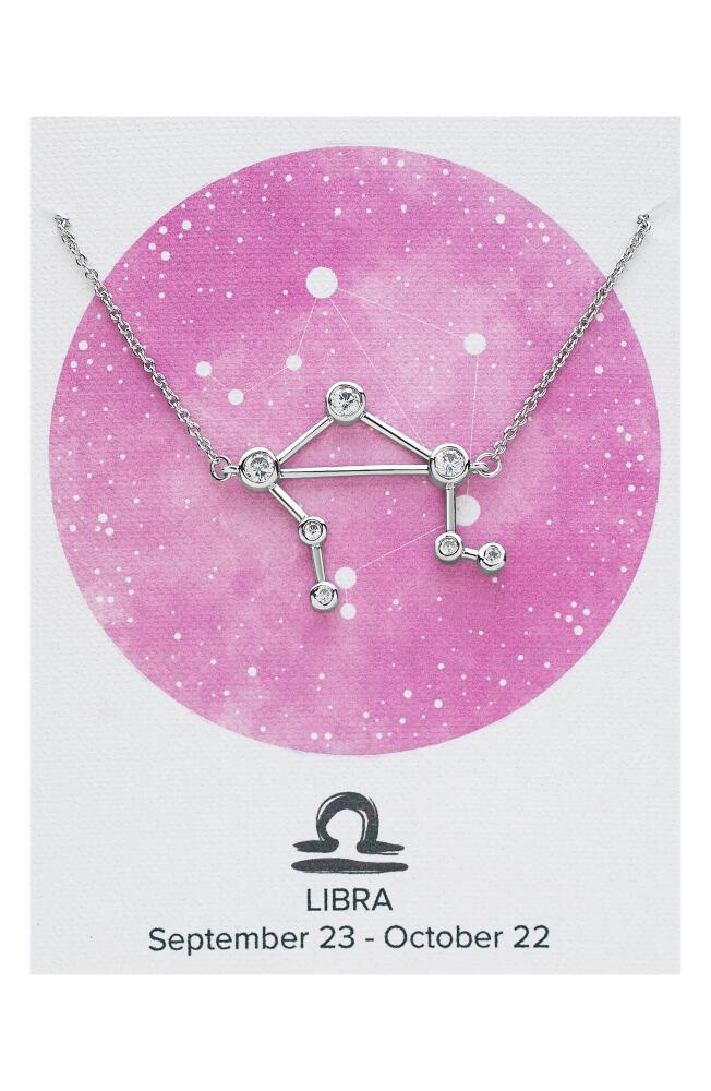 Sterling Forever Constellation Necklace in Silver - Libra Cover