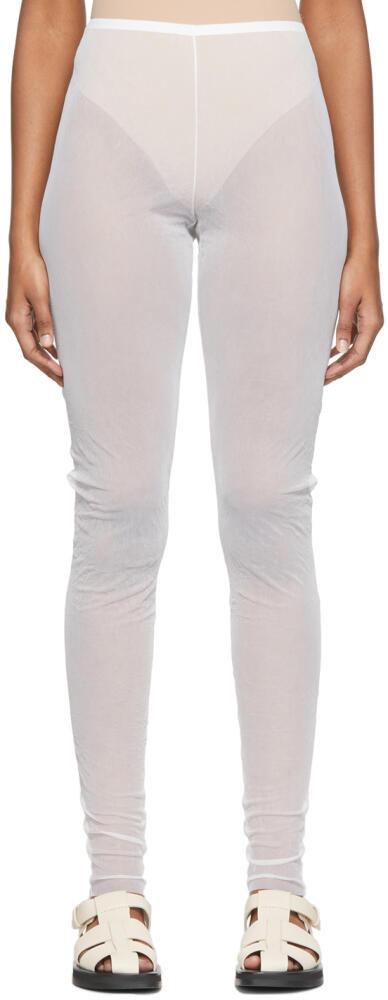 The Row White Ensley Leggings Cover