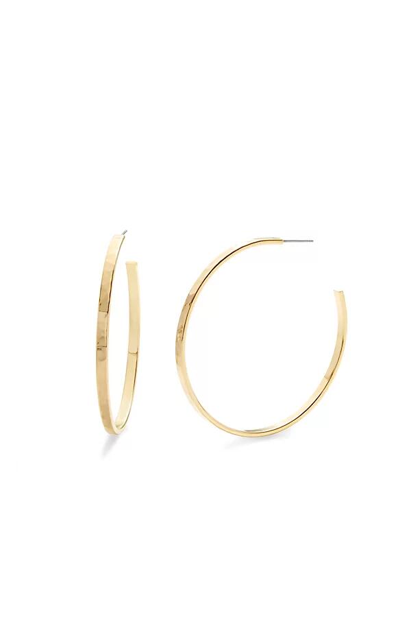 brook & york Hammered Texture Hoop Earrings Cover