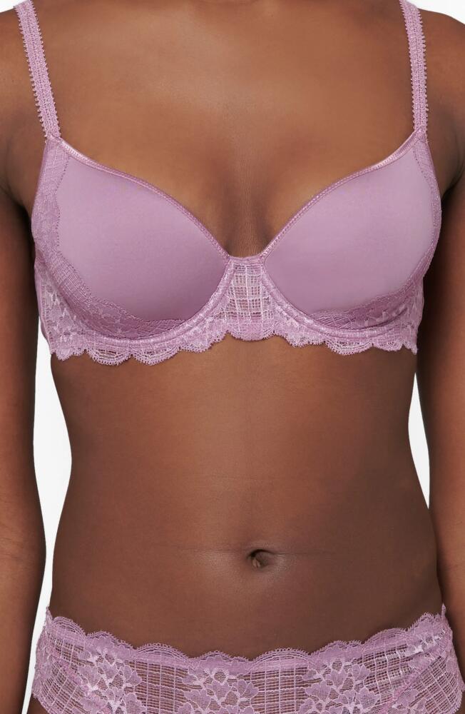 Simone Perele Reve Underwire 3D Plunge Bra in Glamorous Mauve Cover